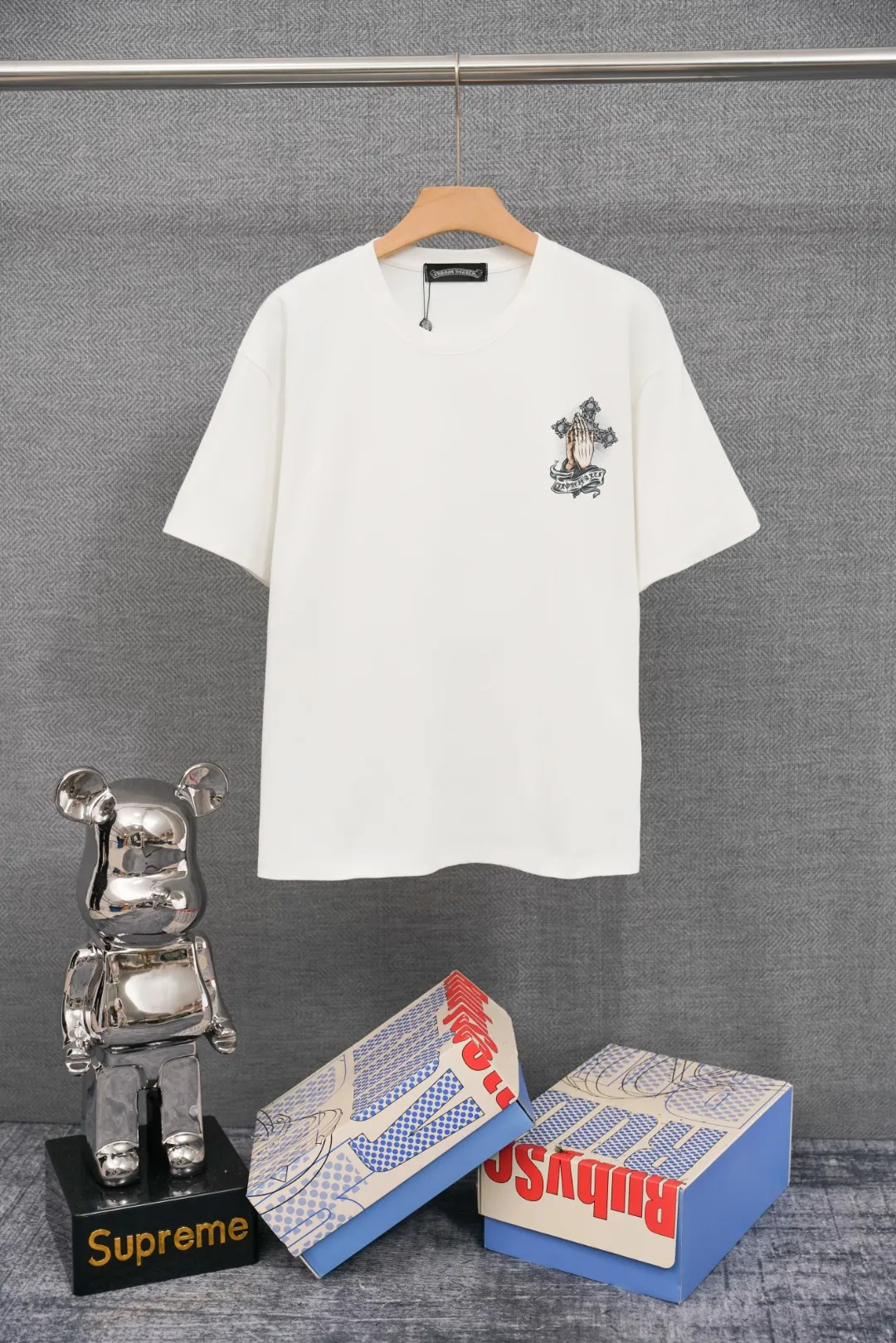 DT 83 60 Chrome Hearts T ， ， Black White S-XL